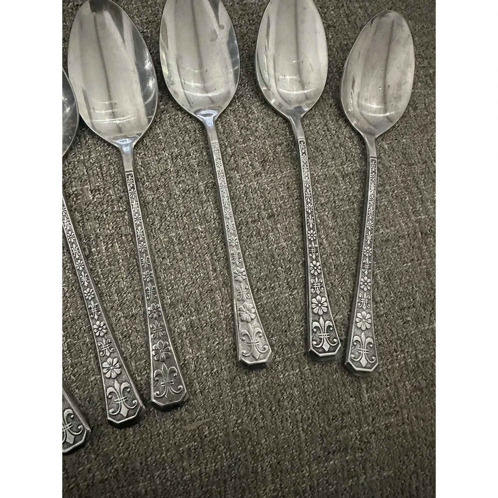 (7)Soup Spoons  Interpur Florenz Flatware Set Stainless - Pedal Korea